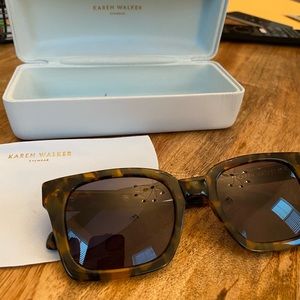 Karen walker hand made sunglasses